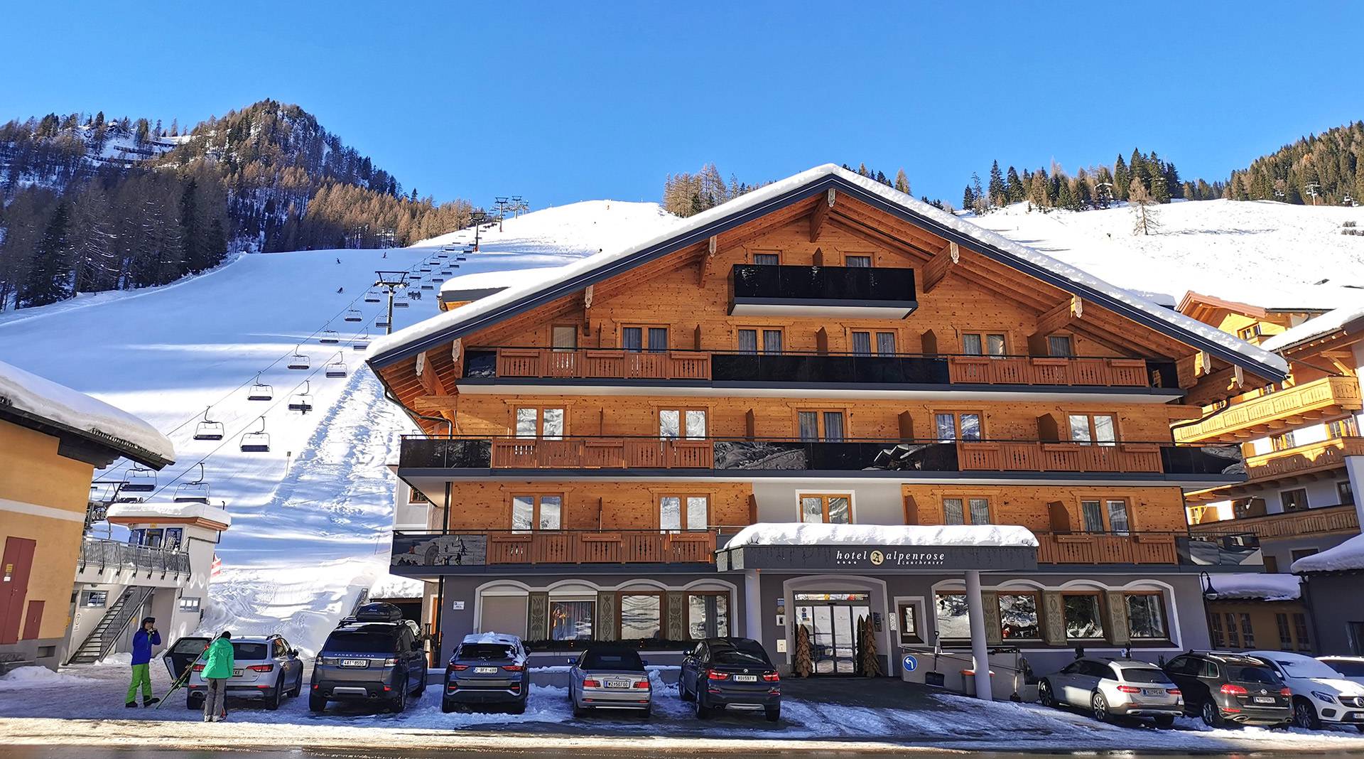 Urlaub mit Kleinkind an der Skipiste in Zauchensee - Hotel Alpenrose